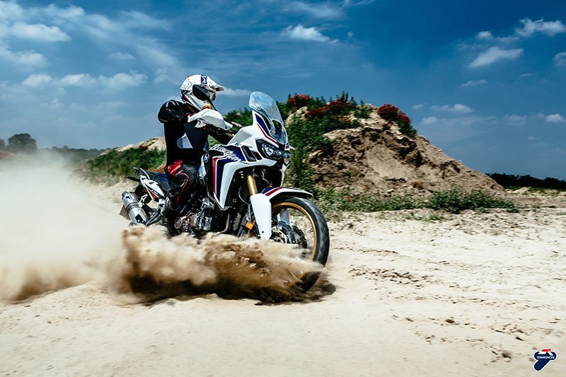 HONDA CRF 1000L AFRICA TWIN SILENCER TITANIUM SLIP ON 6