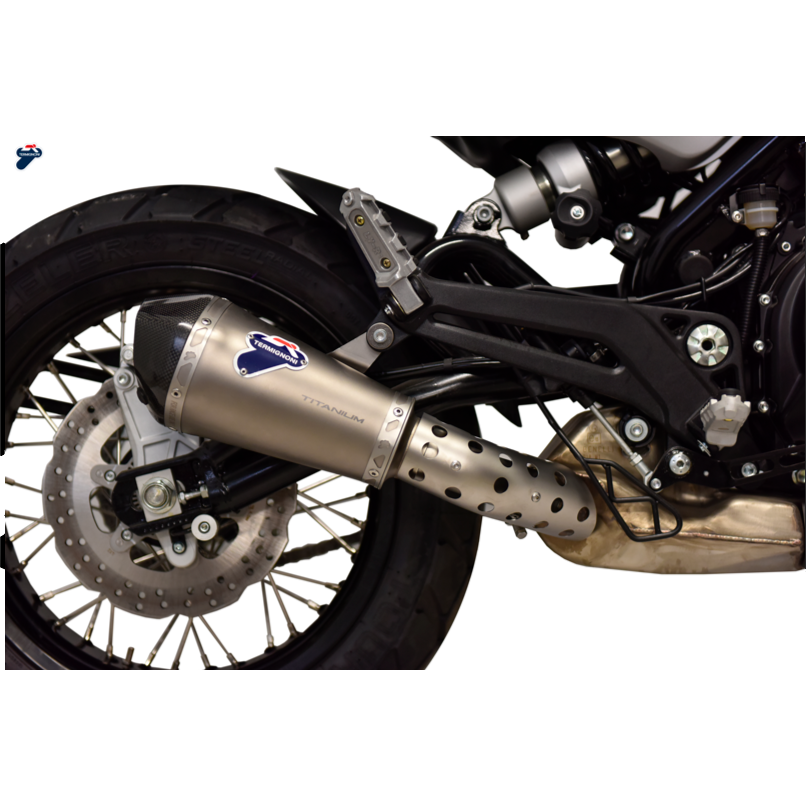 BENELLI LEONCINO 500 / LEONCINO TRAIL 300 - KIT SLIP ON WITH RELEVANCE CONICO + HEAT SHIELD