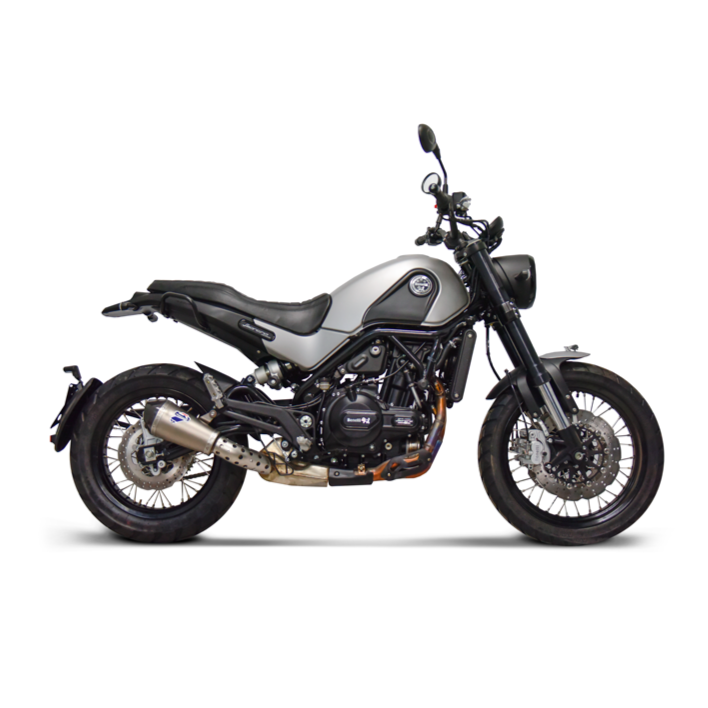 BENELLI LEONCINO 500 / LEONCINO TRAIL 300 – KIT SLIP ON WITH RELEVANCE CONICO + HEAT SHIELD 4