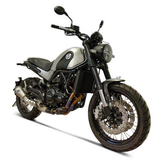 BENELLI LEONCINO 500 / LEONCINO TRAIL 300 – KIT SLIP ON WITH RELEVANCE CONICO + HEAT SHIELD 2