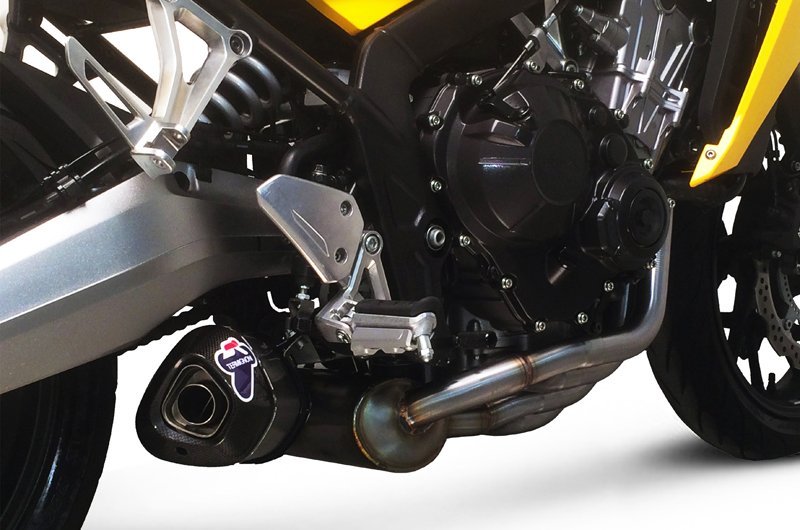 HONDA CB 650/650F 4X1 STR CATRBON CAP TITANIUM