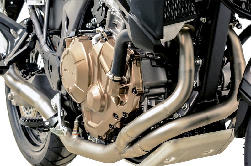 HONDA CRF 1000L AFRICA TWIN 2X1 STAINLESS STEEL COLLECTOR