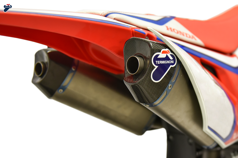 HONDA CRF250 "RACING KIT" CROSS FULL SYSTEM KIT-DOUBLE -COLLECTOR - TITANIUM