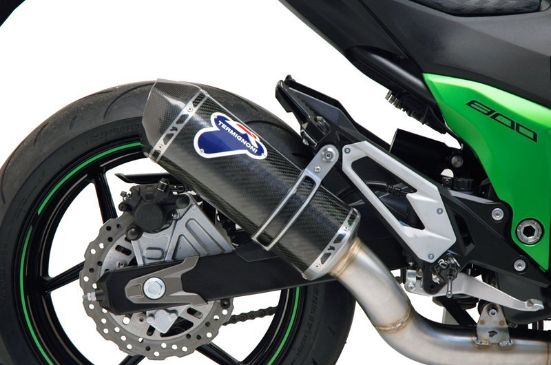KAWASAKI Z800 1 SILENCER CARBON CAP SLIP ON 3