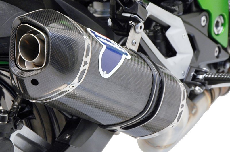 KAWASAKI Z800 1 SILENCER CARBON CAP – SLIP ON 2