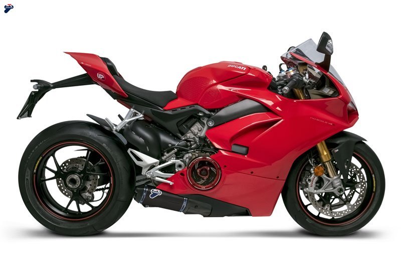 DUCATI PANIGALE V4 S,R 2 SILENCERS DECAT BLACK + UPMAP KIT - D18409400INA