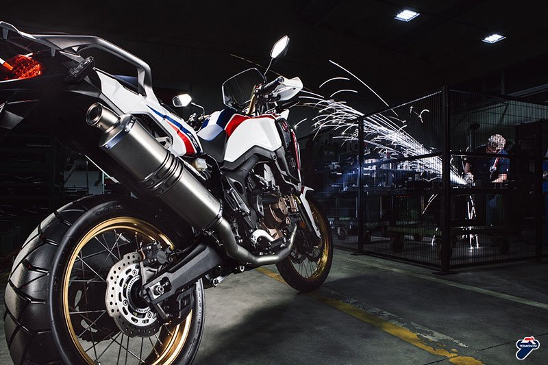 HONDA CRF 1000L AFRICA TWIN 2X1 STAINLESS STEEL COLLECTOR 2