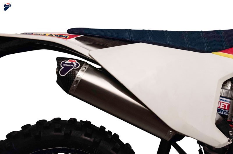 HUSQVARNA TE 125 SLIP ON TITANIUM