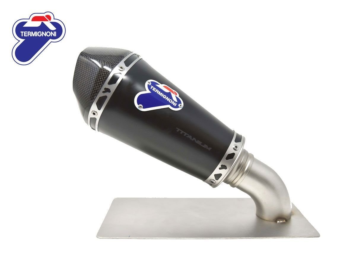 BENELLI LEONCINO - SLIP ON CONICAL BLACK (SO09)+LINK+HEAT SHIELD