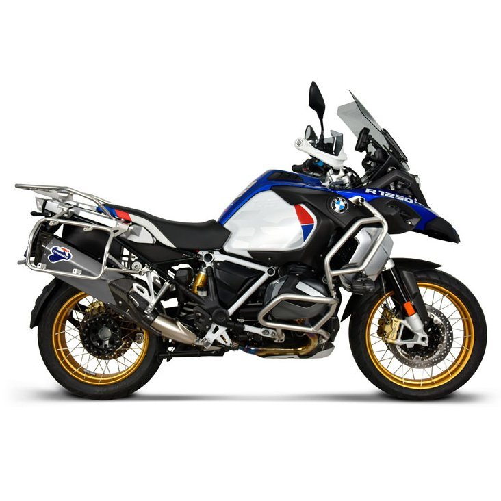 BMW R 1250 GS SLIP ON-HOMOLOGATED TITANIUM MATT GREY 3