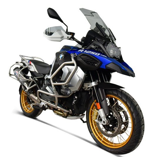 BMW R 1250 GS SLIP ON-HOMOLOGATED TITANIUM MATT GREY 2