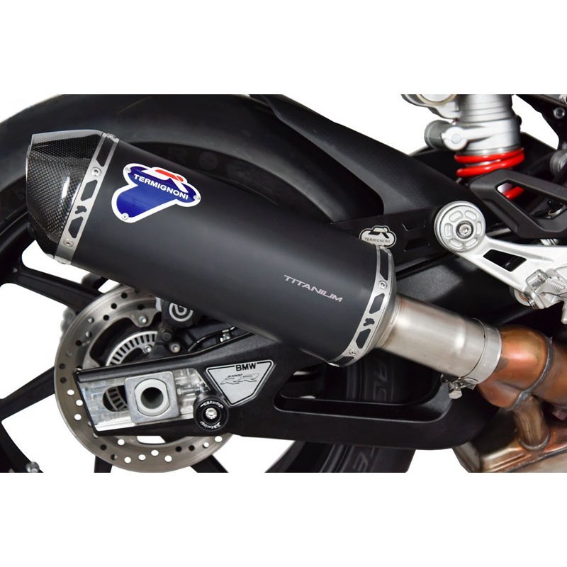 BMW S1000RR SLIP ON-HOMOLOGATED TITANIUM BLACK